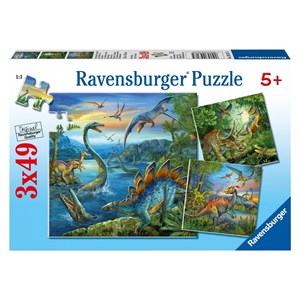 Ravensburger (09317) - "Dinosaur Fascination" - 49 pieces puzzle
