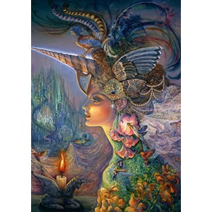 Grafika (T-00361) - Josephine Wall: "My Lady Unicorn" - 2000 pieces puzzle