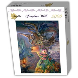 Grafika (T-00361) - Josephine Wall: "My Lady Unicorn" - 2000 pieces puzzle