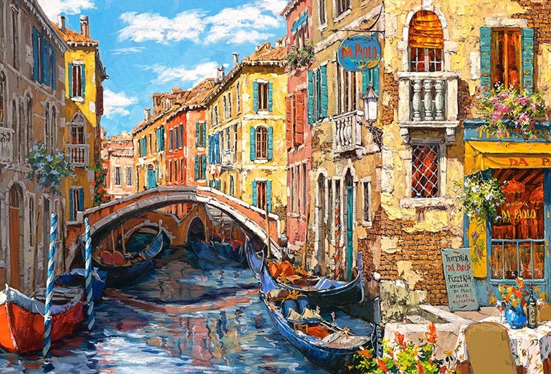Castorland (C103683) "Reflections of Venice" 1000 pieces puzzle