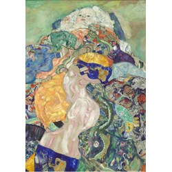 Grafika (01594) - Gustav Klimt: "Baby (Cradle), 1917-1918" - 1000 pieces puzzle