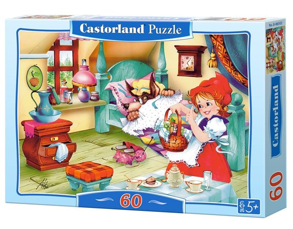 Castorland (B-06502) - "Red Riding Hood" - 60 pieces puzzle