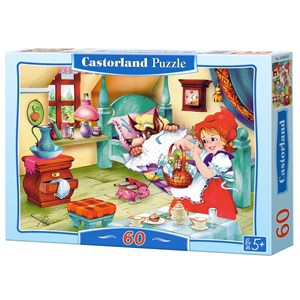 Castorland (B-06502) - "Red Riding Hood" - 60 pieces puzzle
