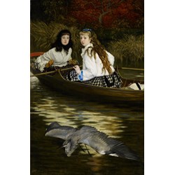 D-Toys (72771-1) - James Tissot: "On the Thames, A Heron" - 1000 pieces puzzle