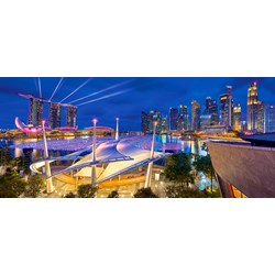 Castorland (B-060139) - "Marina Bay, Singapore" - 600 pieces puzzle