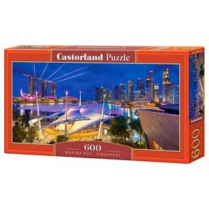 Castorland (B-060139) - "Marina Bay, Singapore" - 600 pieces puzzle