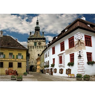 D-Toys (65995-DE02) - "Schasburg, Sighisoara, Romania" - 1000 pieces puzzle