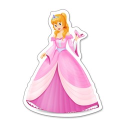 Castorland (B-04409) - "Pretty Princesses" - 4 5 6 7 pieces puzzle