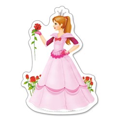 Castorland (B-04409) - "Pretty Princesses" - 4 5 6 7 pieces puzzle