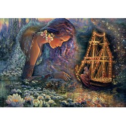 Grafika (T-00026) - Josephine Wall: "Star Ship" - 1000 pieces puzzle