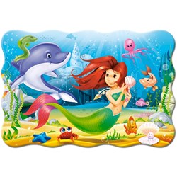 Castorland (C-02290) - "Little Mermaid" - 20 pieces puzzle