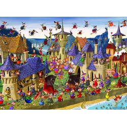 Grafika Kids (00879) - François Ruyer: "Witches" - 300 pieces puzzle