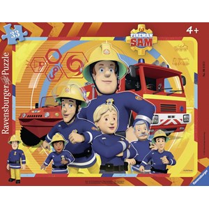 Ravensburger (06114) - "Fireman Sam" - 33 pieces puzzle
