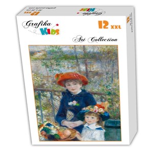 Grafika (00164) - Pierre-Auguste Renoir: "The Two Sisters, On the Terrace, 1881" - 12 pieces puzzle