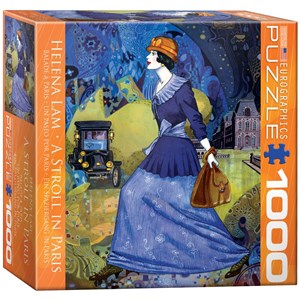 Eurographics (8000-0515) - Helena Lam: "A Stroll in Paris" - 1000 pieces puzzle