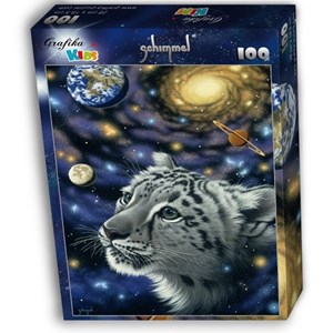 Grafika Kids (01633) - Schim Schimmel: "One with the Universe" - 100 pieces puzzle
