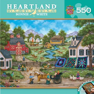 MasterPieces (31682) - Bonnie White: "Roadside Gossip" - 550 pieces puzzle