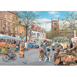 Falcon (11146) - Trevor Mitchell: "Skipton Market" - 500 pieces puzzle