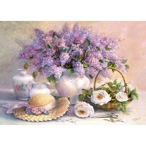 Castorland (C-102006) - Hardwick Trisha: "Flower Day" - 1000 pieces puzzle