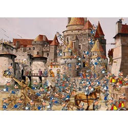 Grafika (01447) - François Ruyer: "Attack of the Castle" - 300 pieces puzzle