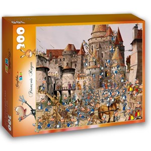 Grafika (01447) - François Ruyer: "Attack of the Castle" - 300 pieces puzzle