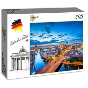 Grafika (02506) - "Deutschland Edition, Berlin Skyline In Twilight" - 300 pieces puzzle