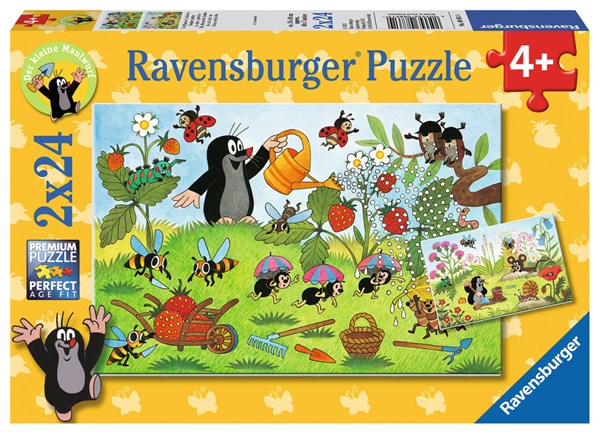 Ravensburger (08861) - "Mole in The Garden" - 24 pieces puzzle