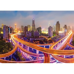 Schmidt Spiele (58304) - "New York by Night" - 1000 pieces puzzle