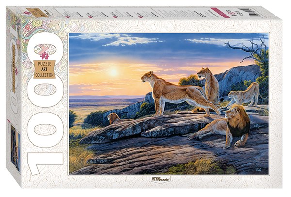 Step Puzzle (79111) - "Before Hunting" - 1000 pieces puzzle