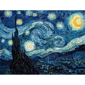 Puzzle Michele Wilson (A848-80) - Vincent van Gogh: "Starry Night" - 80 pieces puzzle