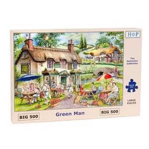 The House of Puzzles (3886) - "Green Man" - 500 pieces puzzle