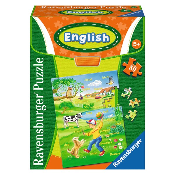 Ravensburger (07506) - "English" - 80 pieces puzzle