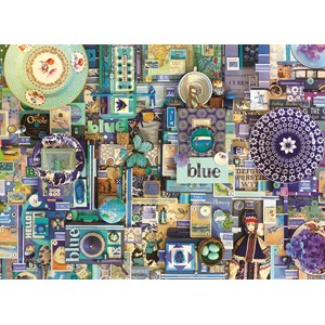 Cobble Hill (51865) - Shelley Davies: "Blue" - 1000 pieces puzzle