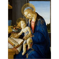 Grafika Kids (00696) - Sandro Botticelli: "The Madonna of the Book, 1480" - 300 pieces puzzle