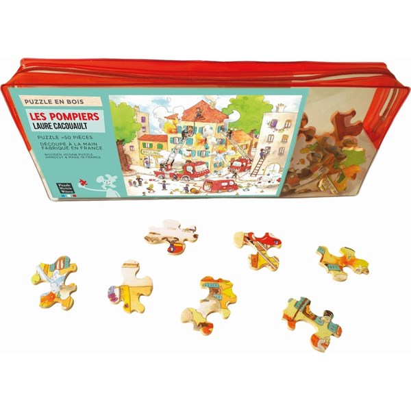 Puzzle Michele Wilson (W113-50) - Laure Cacouault: "The Firemen" - 50 pieces puzzle