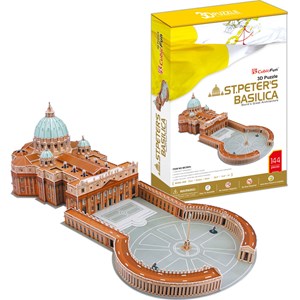 Cubic Fun (MC092H) - "Saint Peter's Basilica in Rome" - 144 pieces puzzle