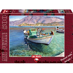 Art Puzzle (4186) - "Boat, Panormitis" - 500 pieces puzzle