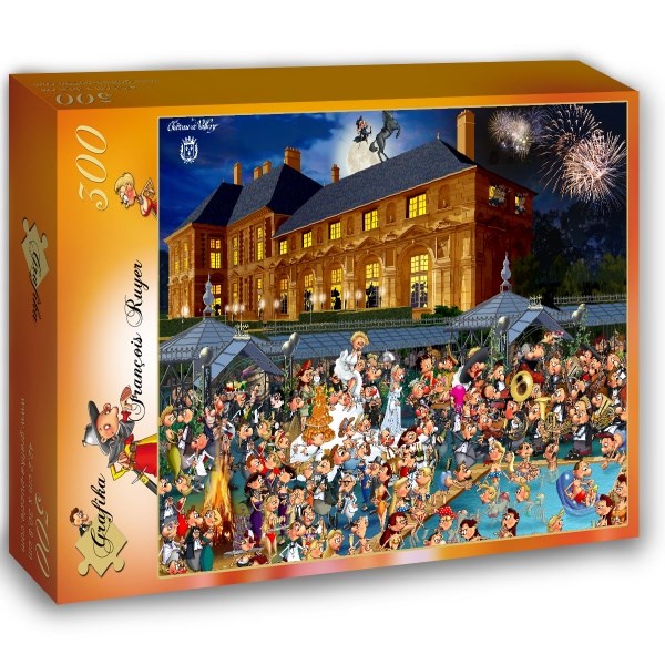 Grafika (02132) - François Ruyer: "Château de Vallery" - 300 pieces puzzle