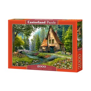 Castorland (C-200634) - Dominic Davison: "Toadstool Cottage" - 2000 pieces puzzle
