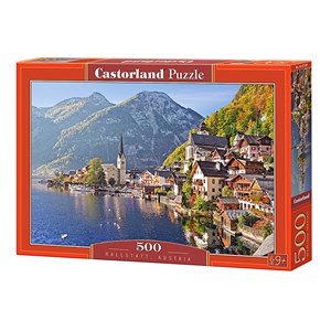 Castorland (B-52189) - "Hallstatt, Austria" - 500 pieces puzzle
