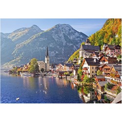 Castorland (B-52189) - "Hallstatt, Austria" - 500 pieces puzzle