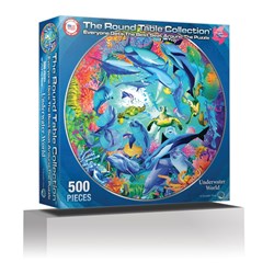 A Broader View (371) - "Underwater World (Round Table Puzzle)" - 500 pieces puzzle