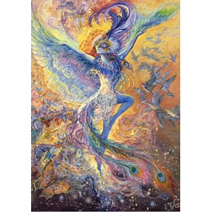 Grafika (T-00269) - Josephine Wall: "Blue Bird" - 1500 pieces puzzle