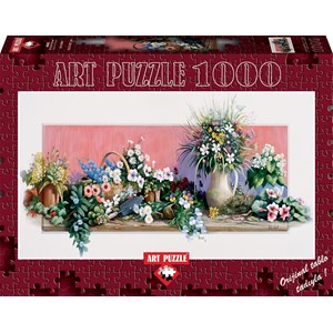 Art Puzzle (4442) - "A World of Flowers" - 1000 pieces puzzle