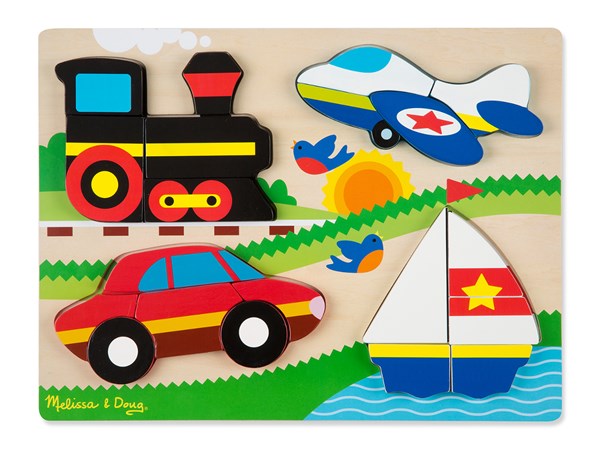 Melissa and Doug (1893) - "Vehicles" - 9 pieces puzzle