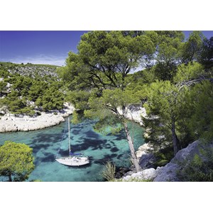 Ravensburger (19632) - "Cassis, France" - 1000 pieces puzzle