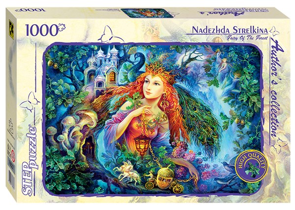 Step Puzzle (79537) - Nadezhda Strelkina: "Fairy of the Forest" - 1000 pieces puzzle