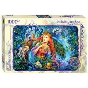 Step Puzzle (79537) - Nadezhda Strelkina: "Fairy of the Forest" - 1000 pieces puzzle