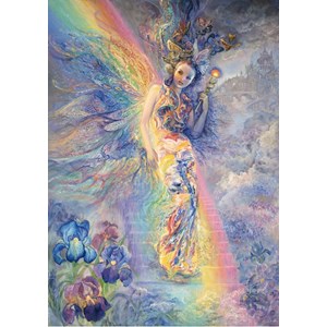 Grafika (T-00282) - Josephine Wall: "Iris, Keeper of the Rainbow" - 2000 pieces puzzle