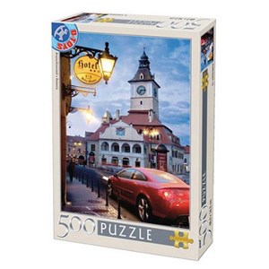 D-Toys (63052-RM06) - "Romania, Brasov, Kronstadt" - 500 pieces puzzle